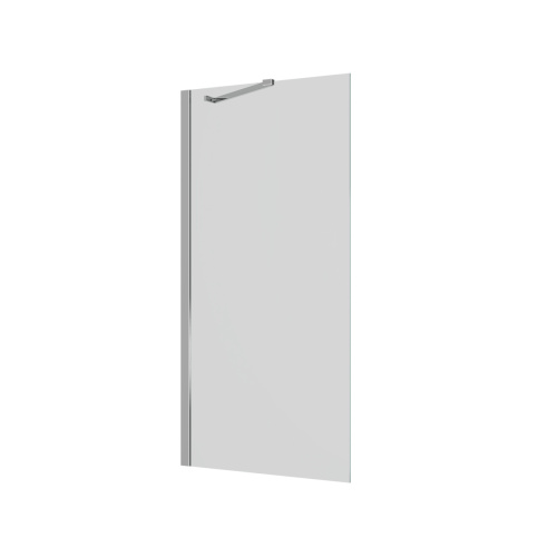 Душевая шторка на ванну Ambassador Bath Screens 16041103 80х140 стекло прозрачное профиль хром ориентация универсальная